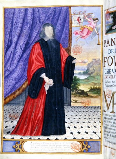 Nicolas Fouquet (1615-80) Miniaturillustration aus 