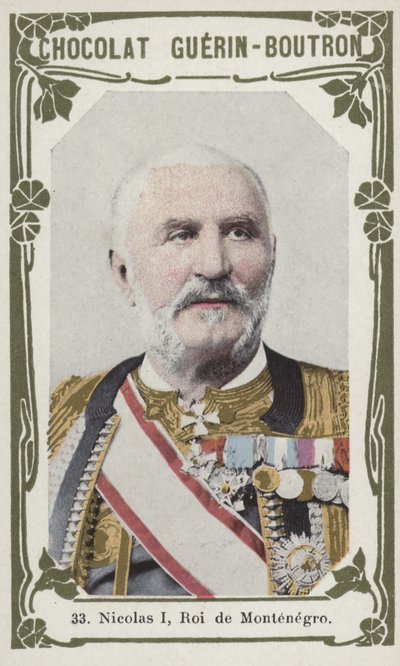 Nikolaus I., König von Montenegro von French School