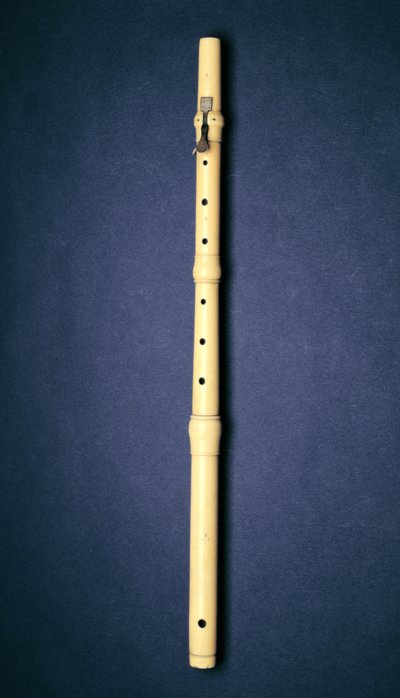 Einklappige Flöte, hergestellt von Naust, Paris, um 1725 von French School