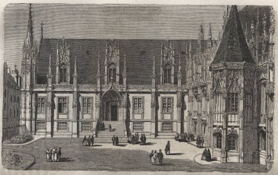 Palais de Justice de Rouen - Gravur in „Histoire de France“ von Victor Duruy (1811-1894) - 1882 von French School