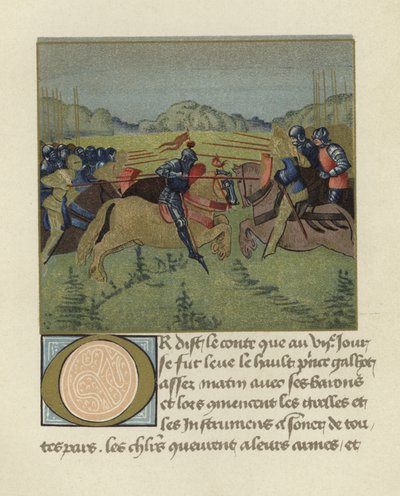 Palamedes im Turnier von Soreloys von French School