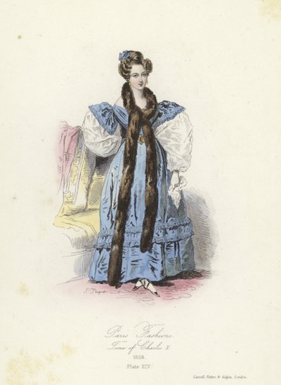 Pariser Mode, Zeit von Karl X. von Frankreich von French School