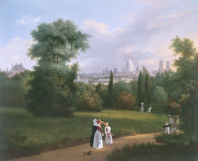 Paris von der Folie-Beaujon, ca. 1830 von French School