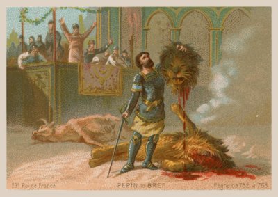 Pippin der Kurze, König von Frankreich (regierte von 752-768) von French School