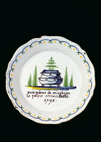 Teller, 1791 von French School