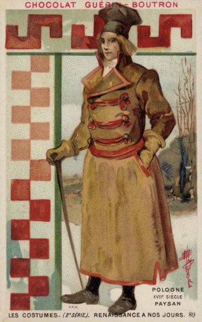Polnischer Bauer, 17. Jahrhundert von French School
