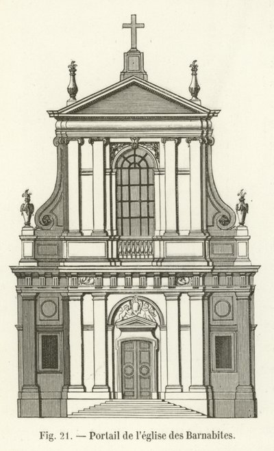 Portal der Kirche der Barnabiten von French School