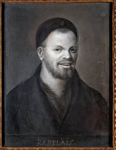 Porträt von François Rabelais (1494-1553), französischer Schriftsteller und Arzt von French School