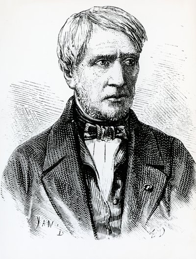 Porträt von Antoine César Becquerel (1788-1878), französischer Physiker, Frankreich von French School