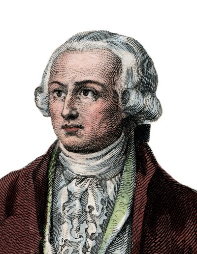 Porträt von Antoine Laurent de Lavoisier (1743-1794), französischer Chemiker von French School