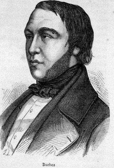 Porträt von Buchez, französischer Philosoph und Politiker (1796 - 1865) von French School