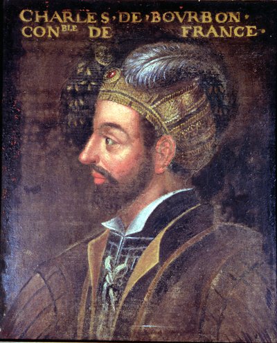 Porträt von Charles III. (1490-1527), Herzog von Bourbon, 1617-38 von French School