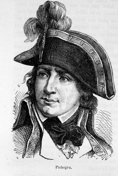 Porträt von Charles Pichegru, französischer General (1761-1804) - in „L