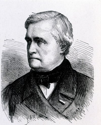 Porträt von Claude Pouillet, französischer Physiker (1790 - 1868) - in „Album der Wissenschaft; berühmte Wissenschaftler; Große Entdeckungen“ 1896. von French School
