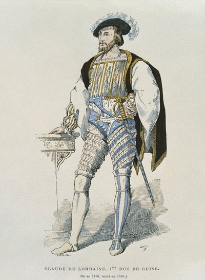 Porträt von Claude de Lorraine (1496-1550) Herzog von Guise von French School
