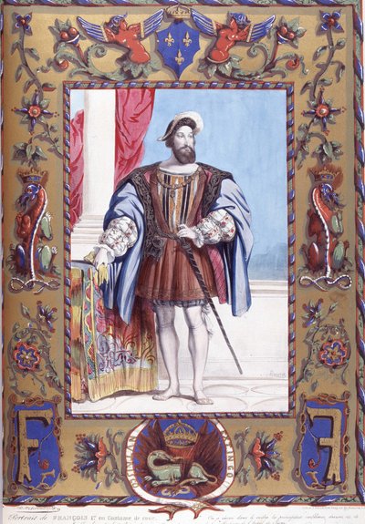 Porträt von Franz I. im Hofkostüm von French School