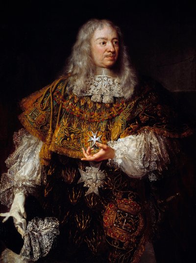 Porträt von Gabriel de Rochechouart im großen Kostüm als Ritter des Ordens des Heiligen Geistes von French School