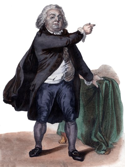 Porträt von Honoré Gabriel Riqueti, Graf von Mirabeau (1749-1791), französischer Politiker und Revolutionär von French School
