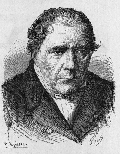 Porträt von Jacques Babinet (1794 - 1872), französischer Physiker und Astronom - in „Album der Wissenschaft; berühmte Wissenschaftler; Große Entdeckungen“ 1896 von French School