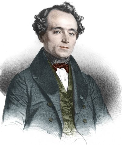 Porträt von Jean Baptiste (Jean-Baptiste) André Dumas (1800-1884), französischer Chemiker. von French School