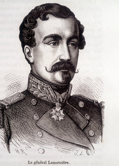 Porträt von Lamoricière, französischer General und Politiker (1806 - 1865) von French School