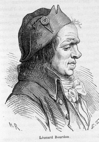 Porträt von Leonard Bourdon (1754-1807), französischer Politiker - in „L