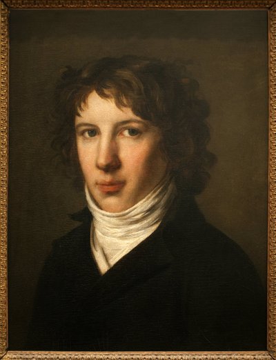 Porträt von Louis Antoine de Saint-Just, 1793 von French School