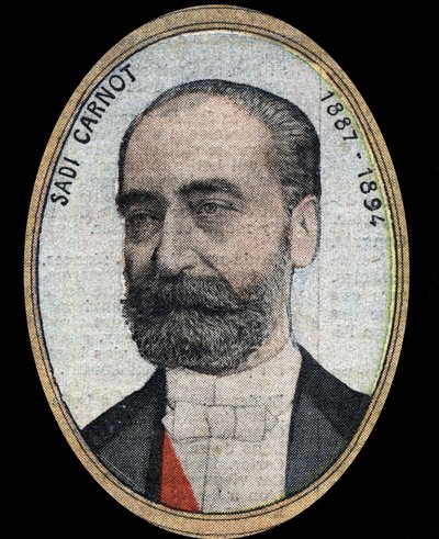 Porträt von Marie François Sadi Carnot (1837-1894), Präsident der Französischen Republik von French School