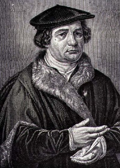 Porträt von Martin Luther (1483-1546) deutscher Reformator von French School