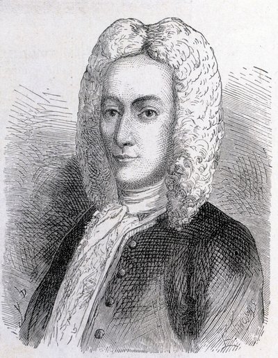 Porträt von Mathieu Dutilh (1715-1791) - im „Album der Wissenschaft; berühmte Gelehrte; Große Entdeckungen“ 1896. von French School