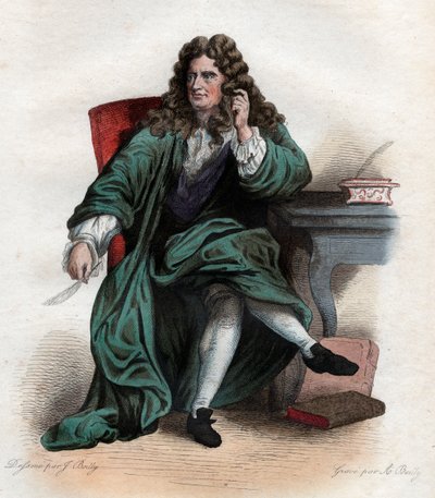 Porträt von Nicolas Boileau Despréaux (1636-1711), französischer Dichter und Kritiker von French School