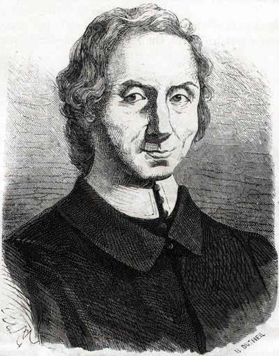 Porträt von Nicolas Malebranche (1638 - 1715) von French School