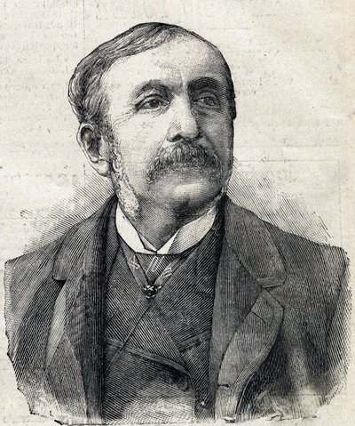 Porträt von Paul, Graf von Remusat (1831-1897) französischer Journalist und Schriftsteller von French School
