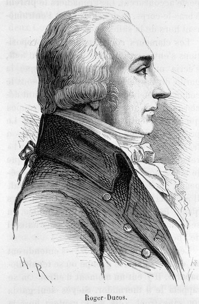 Porträt von Pierre-Roger Ducos, französischer Politiker (1747-1816) von French School