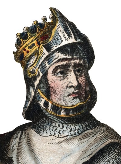 Porträt von Robert de Hauteville, bekannt als Guiscard (1015-1085), Herzog von Apulien und Kalabrien von French School