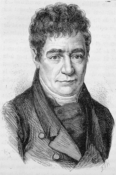 Porträt von Silvestre de Sacy - in „L