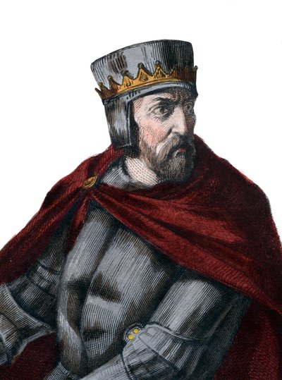 Porträt von Simon IV. de Montfort, 5. Earl of Leicester (1150-1218), französischer Adliger von French School