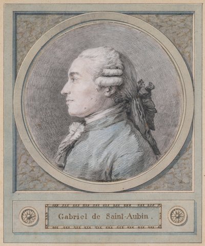 Porträt eines Mannes, angeblich der Bildhauer Clodion (1738-1814), spätes 18. Jahrhundert von French School