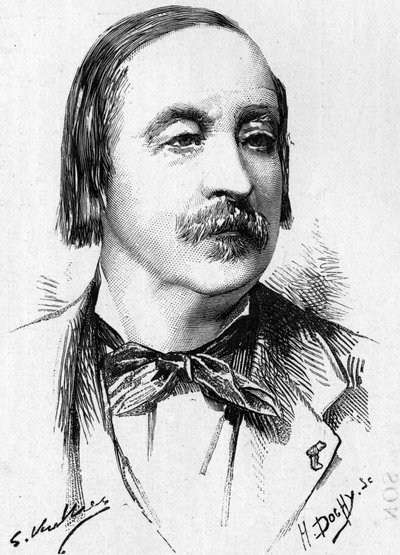 Porträt des ehrenwerten französischen Solfège-Professors Monsieur Félix Le Couppey (1811-1887) von French School