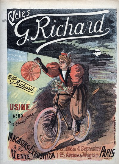 Plakatwerbung „George Richard Cycles“ Paris 1895 Französische Schule von French School