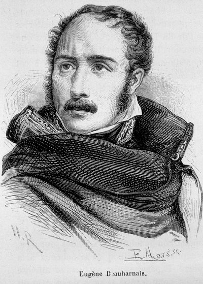 Prinz Eugene Rose de Beauharnais (1781-1824, Sohn von Alexandre de Beauharnais und Josephine) - in „L