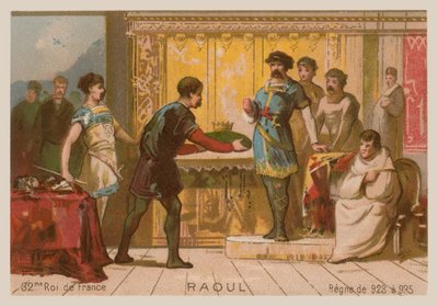 Raoul, König von Frankreich (ca. 890-936) von French School