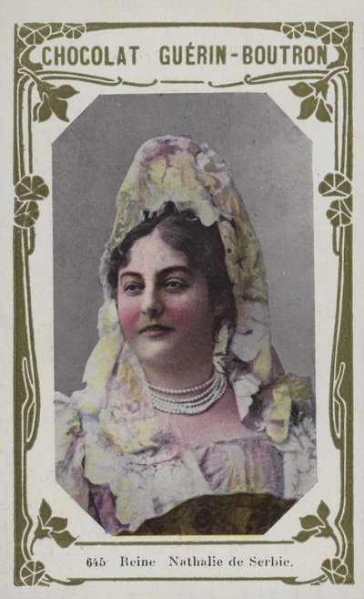 Königin Nathalie von Serbien von French School