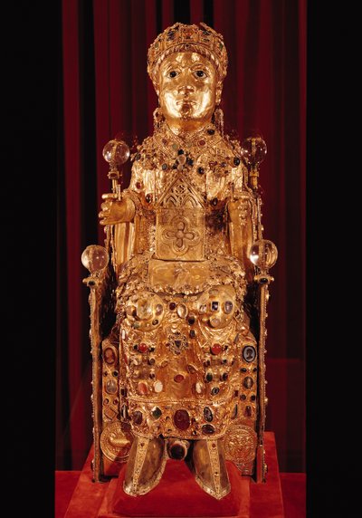 Reliquiarstatue von St. Foy, um 980 von French School