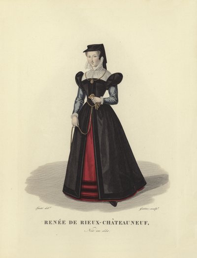 Renee de Rieuf, La Belle Chateauneuf von French School