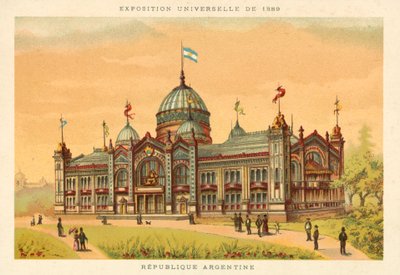 Republik Argentinien, Weltausstellung 1889, Paris von French School