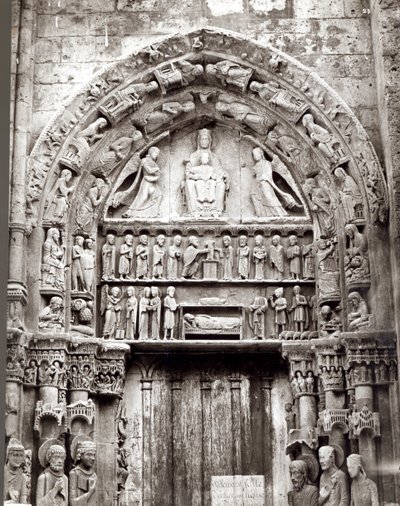 Rechtes Joch des Königlichen Portals, Mitte des 12. Jahrhunderts von French School