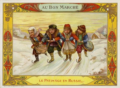 Russische Schlittschuhläufer von French School