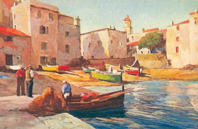 Saint Tropez: Der alte Fischerhafen von French School