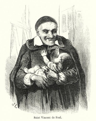Heiliger Vinzenz von Paul von French School